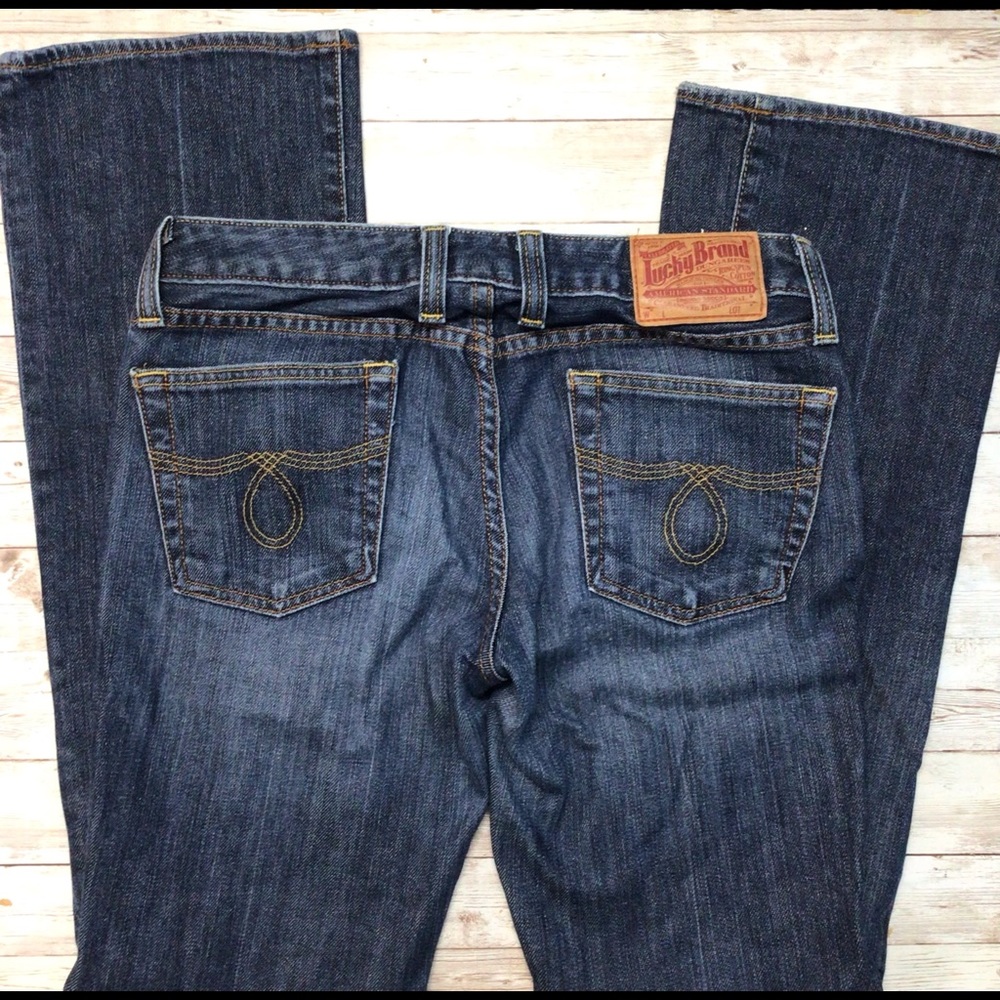 Lucky Brand Women's Boot Cut Jeans - Dark Blue - Picture 5 of 8